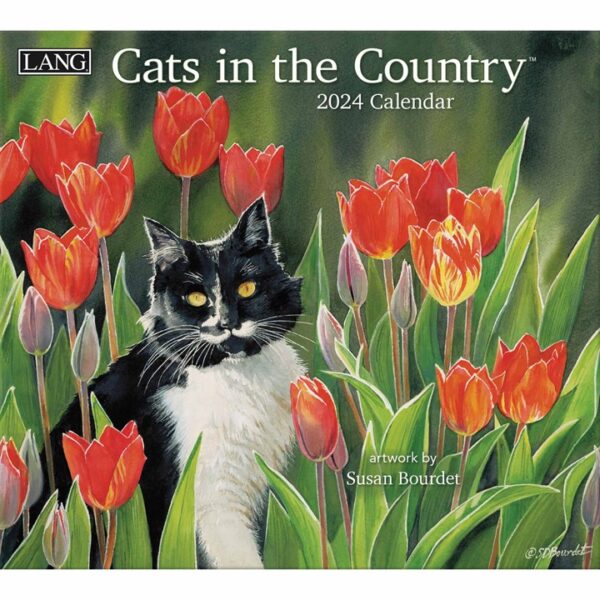 Cats In The Country Deluxe Calendar 2024