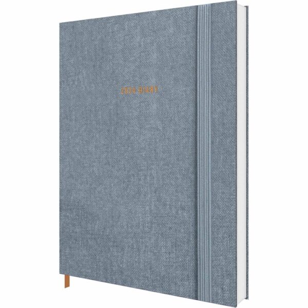 Charcoal Soft Touch A7 Diary 2024