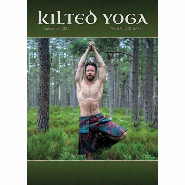 Kilted Yoga A3 Calendar 2024