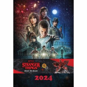 Stranger Things A5 Deluxe Diary 2024