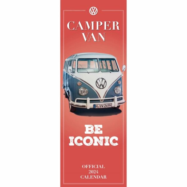Volkswagen Camper Van Slim Calendar 2024