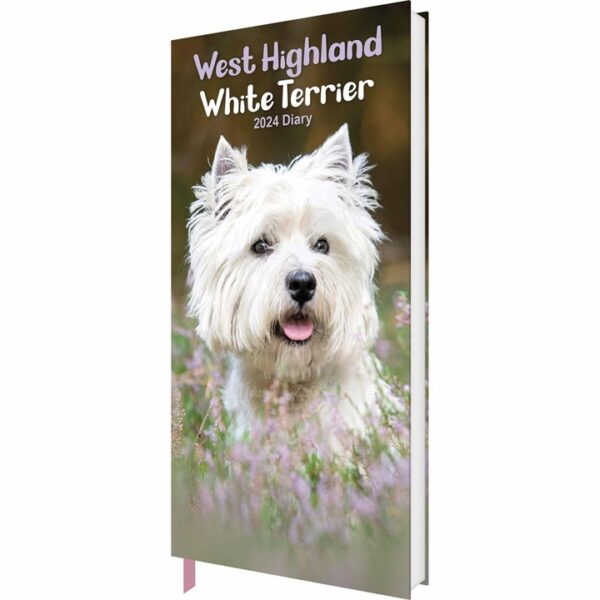 West Highland White Terrier Slim Diary 2024