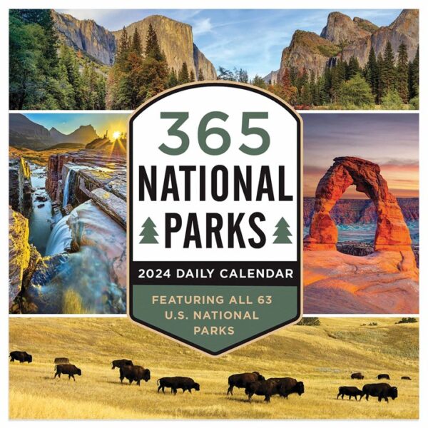365 National Parks Desk Calendar 2024