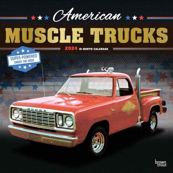 American Muscle Trucks Calendar 2024